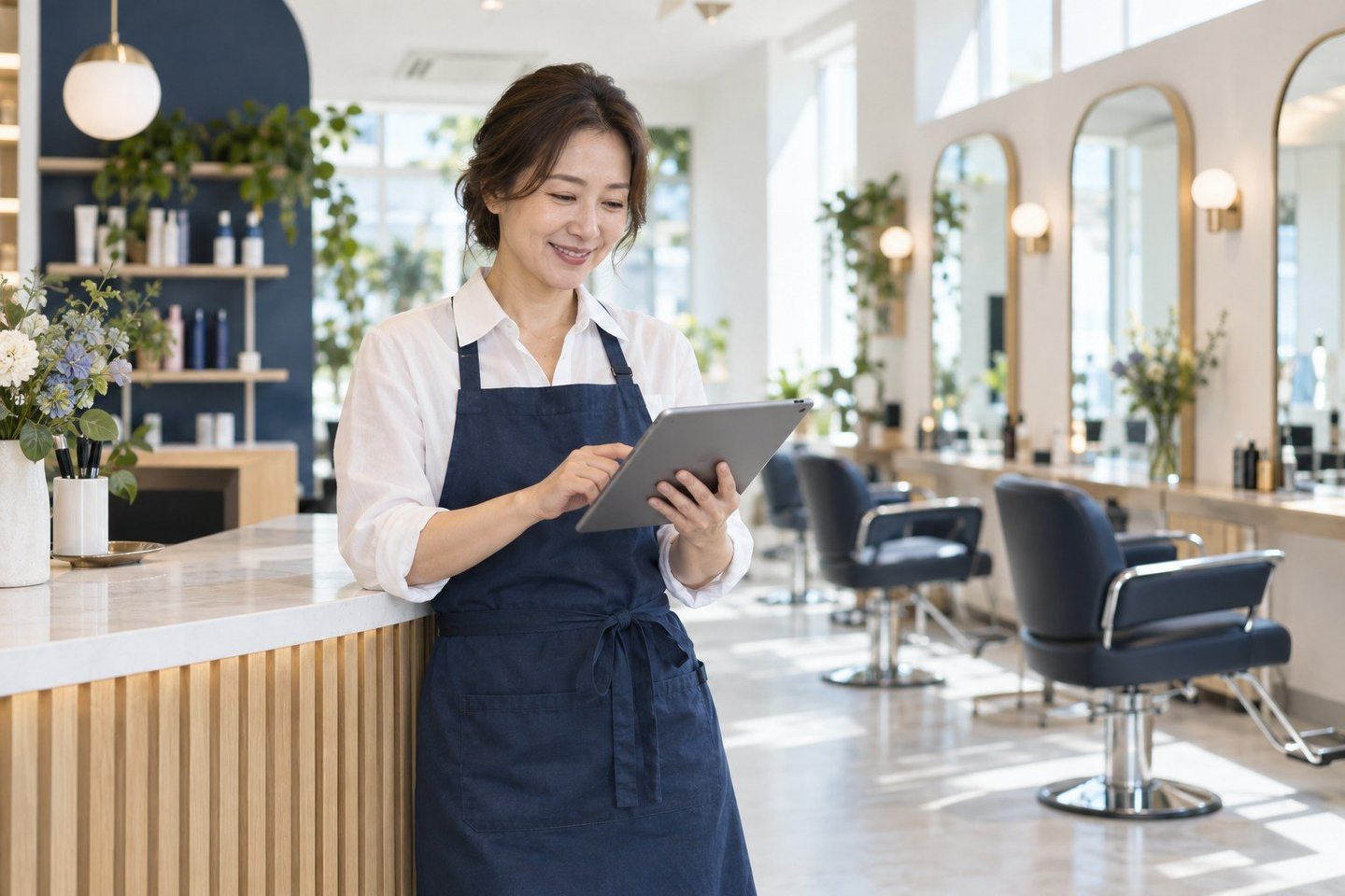 매장 계산대에서 노트북을 사용하는 운영자 — 배달대행 PG 가입 약정서약정서, 들은 말을 글자로 굳힙니다. 연락 주시면 모르는 줄부터 풀어 드려요.