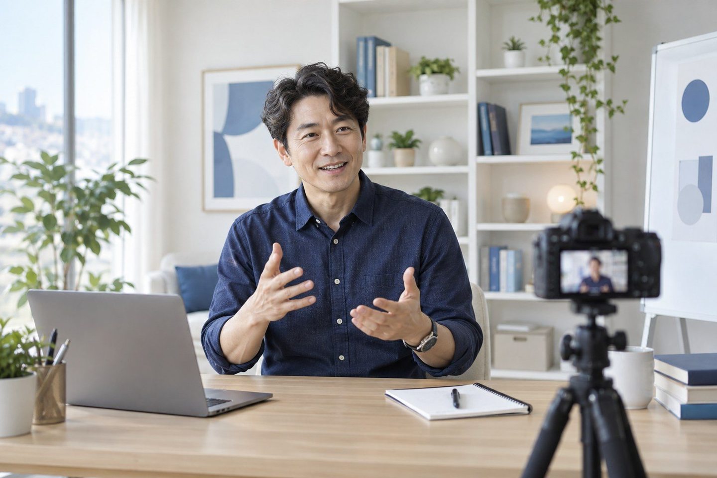 매장 안에서 휴대용 기기를 점검하는 남성 — 배달대행 PG 가입 통신비통신비, 빠뜨리기 쉬운 줄입니다. 연락 주시면 어디에 붙는 값인지 가려 드려요.